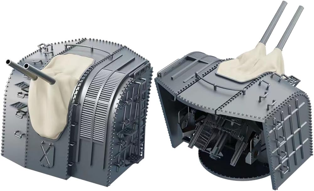 Amazon | バンカースタジオ 1/700 日本 八九式 12.7cm 連装高角砲 A1型