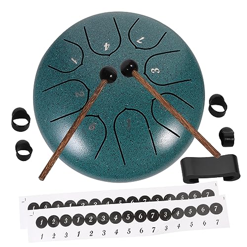 COSMEVIVI 6-inch Steel Tongue Drum Kit 8 Notes Handpan Drum Ethereal Percussion Instrument for Music Education
