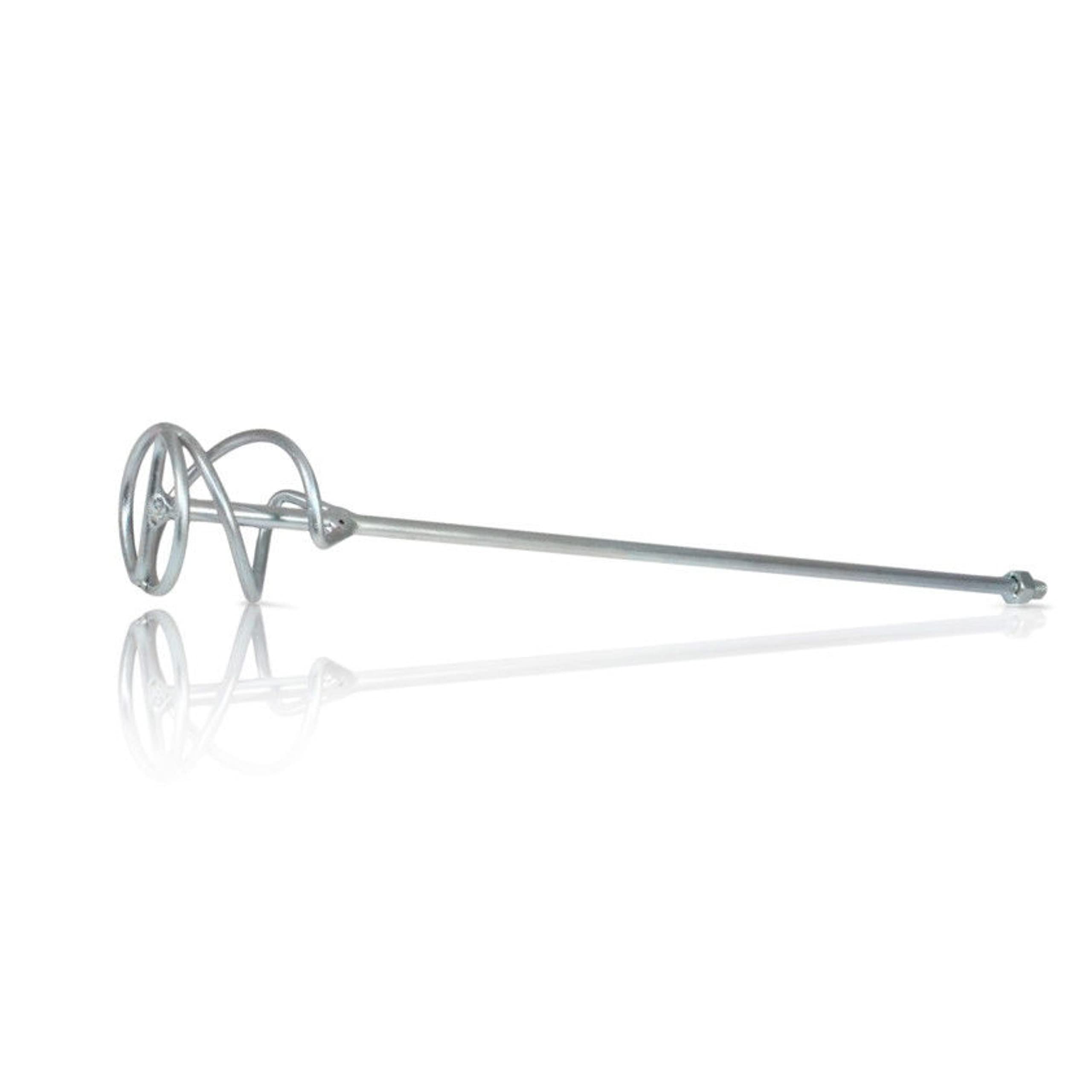Mixing Paddle for Plaster, Epoxy Resin, Mortar, Paint, Gypsum, and Glue, Galvanized Steel Reusable Stirring Tool, Heavy-Duty Drill Attachment, Various Styles