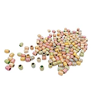 Flosius AAA Koraliki do Włosów 100 sztuk