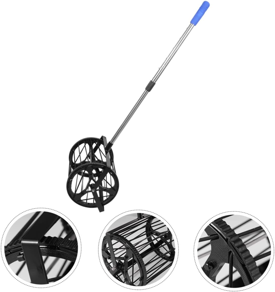 1Pc Drum Type Table Tennis Ball Picker Height Lightweight and Portable Tool for Easy Pickup Holds Up to Balls