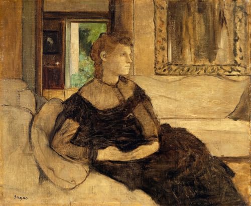 Affiche Impression Degas Tableau Madame Théodore Gobillard sur toile
