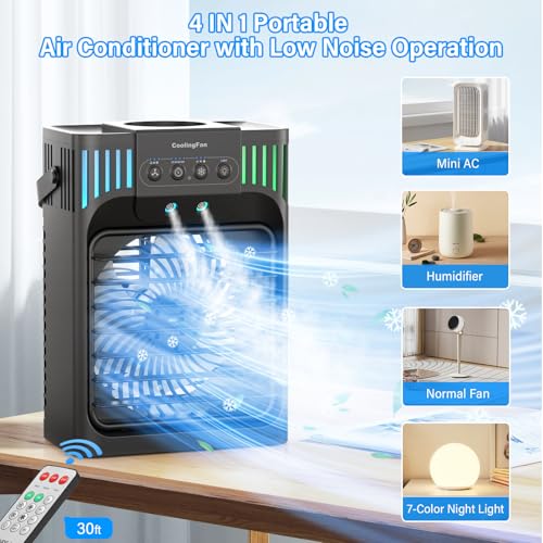 Serantzon 4-in-1 evaporative cooler Portable evaporative air cooler
