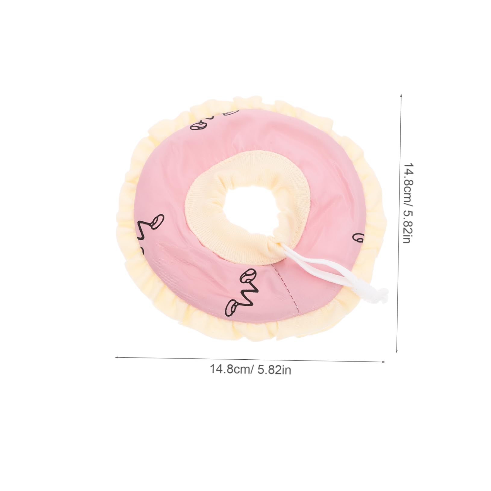 SUPVOX Guinea Pig Cone Collar Lightweight Comfortable Pet Postoperative Collar Prevents Wound Licking s Guinea Pig Accessories