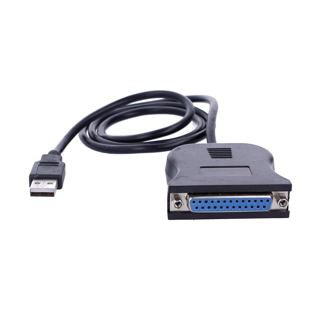 Cavo Adattatore USB maschio Parallelo 25 pines BD25 per Stampante con porta parallela, lungo 90 cm