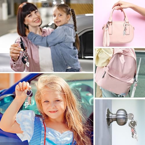 Image of 2Pcs Mother Daughter Heart Matching Keyring Keychain Set Gifts For Mom Christmas Mothers Day Gifts from Daughter