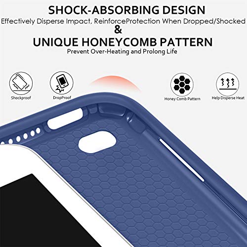 Image of DuraSafe Cases for iPad Mini 5th 4th 3rd 2nd 1st Generation Cover A2133 MUQY2HN /A MUQW2HN /A MUQX2HN /A A1538 MK6K2HN /A MK6J2HN /A MK6L2HN /A A1599 MGNV2HN /A MGYE2HN /A MGNR2HN /A A1489 - Navy Blue