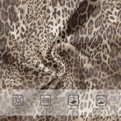 Little Girls' Soft Cotton Underwear Kids Breathable Comfort Leopard Print Panties Briefs Toddler Undies3