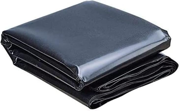 Image JNNWQ Pond Liner Durable Aging-Proof Fish Pond Liners for Fountains,Water Garden,Koi Ponds Impermeable Film Easy to Install, Black Color : Black, Size : 3x10m(9.84x32.81ft)