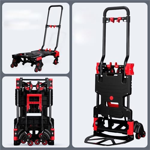Chariot de courses pliable pour monter les escaliers sans fatigue - 5
