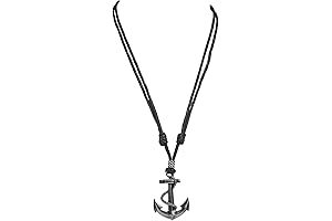 Rugged Anchor Pendant Necklace: A Timeless Symbol of Strength and Adventure