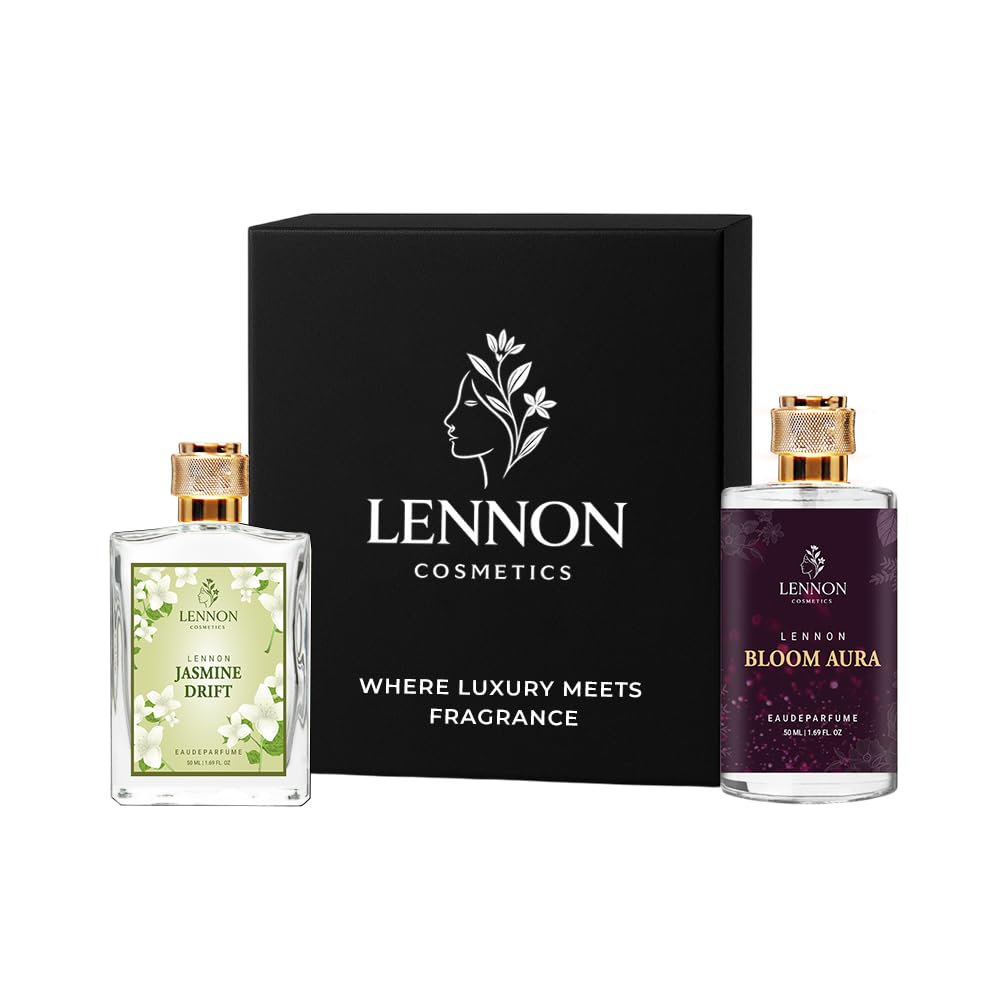Jasmine Drift & Bloom Aura Eau De Parfum Gift Set for Men & Women | Long Lasting Floral & Woody Fragrance | Premium Luxury Perfume Combo | Ideal for Gifting | 50 ml x 2-picture-30