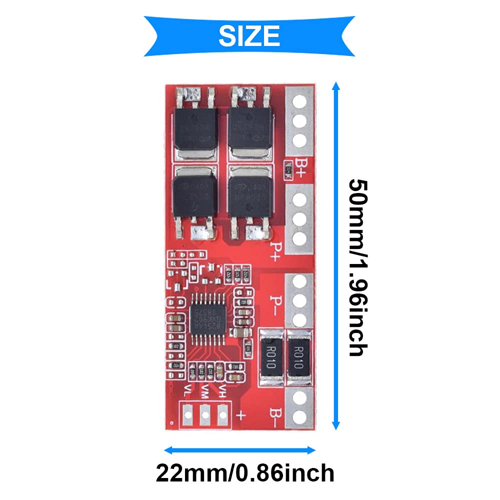 4S 30A Li-ion Lithium Battery 18650 Charger Protection - Foto 5