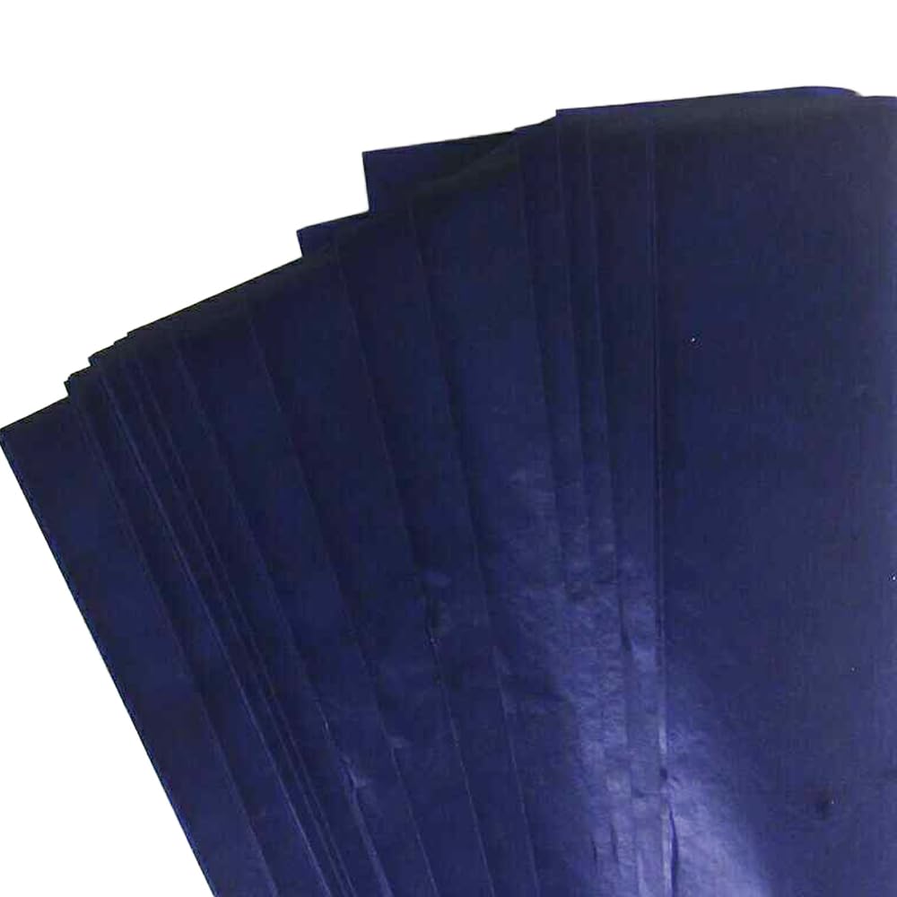 Lot de 500 feuilles de papier de transfert carbone bleu 25,5 x 37 cm pour dessin, écriture, fournitures scolaires de bureau