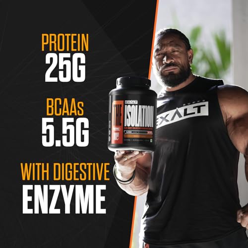 Image of The Isolation Pure Whey Isolate With Digestive Enzymes | 25g Protein | 5.6g BCAAs | 150mg Digestive Enzyme | Zero Added Sugar | Whey Isolate (907 gm, Cookies Pista)