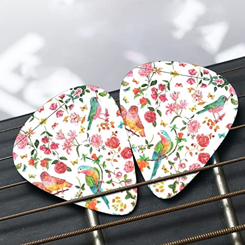 Ensemble de 12 médiators de guitare Vintage Bird Flower pour guitare acoustique, guitare électrique, contrebasse… - Les Beatles, Paul McCartney, John Lennon, RIngo Starr, George Harrison Ensemble de 12 médiators de guitare Vintage Bird Flower pour guitare acoustique, guitare électrique, contrebasse… – Image 8