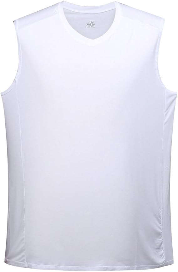 Tall Tank Top V-Neck Muscle Tee Shirt 