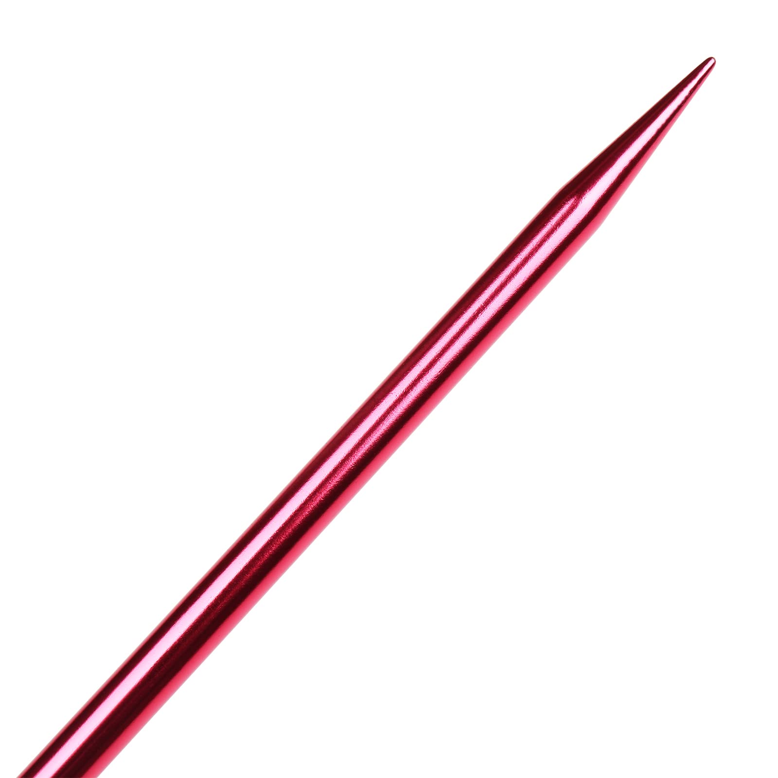 Coopay Set di ferri da maglia lunghi e leggeri per mani con artrite, 35 cm, in metallo colorato stravagante, 14 paia di alluminio, set completo