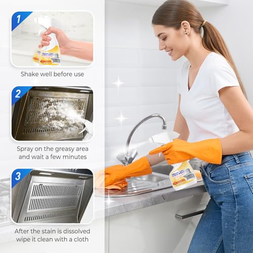 Image of ROWPOZ Multifunctional Powerful Kitchen Foam Cleaner, Upgrade Kitchen Degreaser Heavy-Duty Grease Remover for Stove, Fast-Acting All-Purpose Cleaner for Bathroom (3)