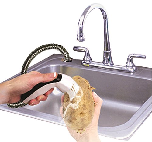 Jokari Fruit And Vegetable Cleaning Brush Snap-On Sink Sprayer Attachment #TOP2