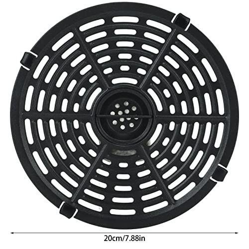 2 Unidades Plato Reemplazo para Freidora de Aire, Placa de Parrilla Antideslizante Resistente al Calor, Accesorio para Freidora de Aire, Compatible con Freidoras de Aire, Dishwasher Safe miniatura 4