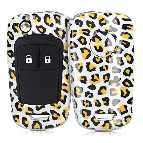 kwmobile Car Key Cover Compatible with Opel Opel Chevrolet 2 Button Car Flip