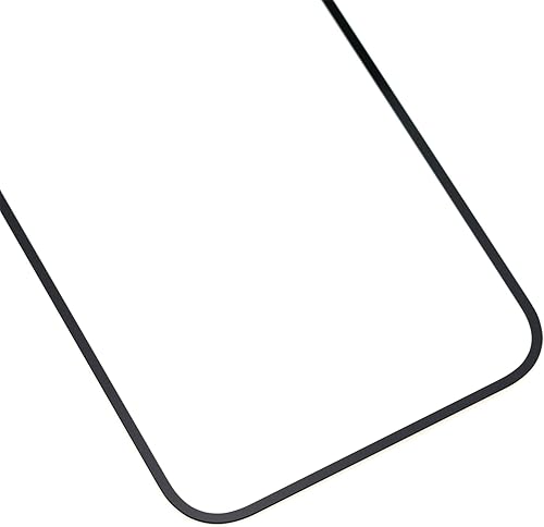 Miniatura 5 de Reemplazo de pantalla de cristal frontal exterior para iPhone 12 Pro Max con adhesivo transparente óptico instalado, color negro de 6.7 pulgadas