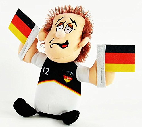 Preisvergleich Produktbild Details zu Labertier Fußball Strunzl Deutschland Trikot Fahnen plappert alles nach 75653