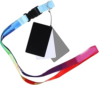 Herramienta de calibración de fotografía 3 en 1 con negro blanco gris neutro para el balance de blancos preciso y contro...