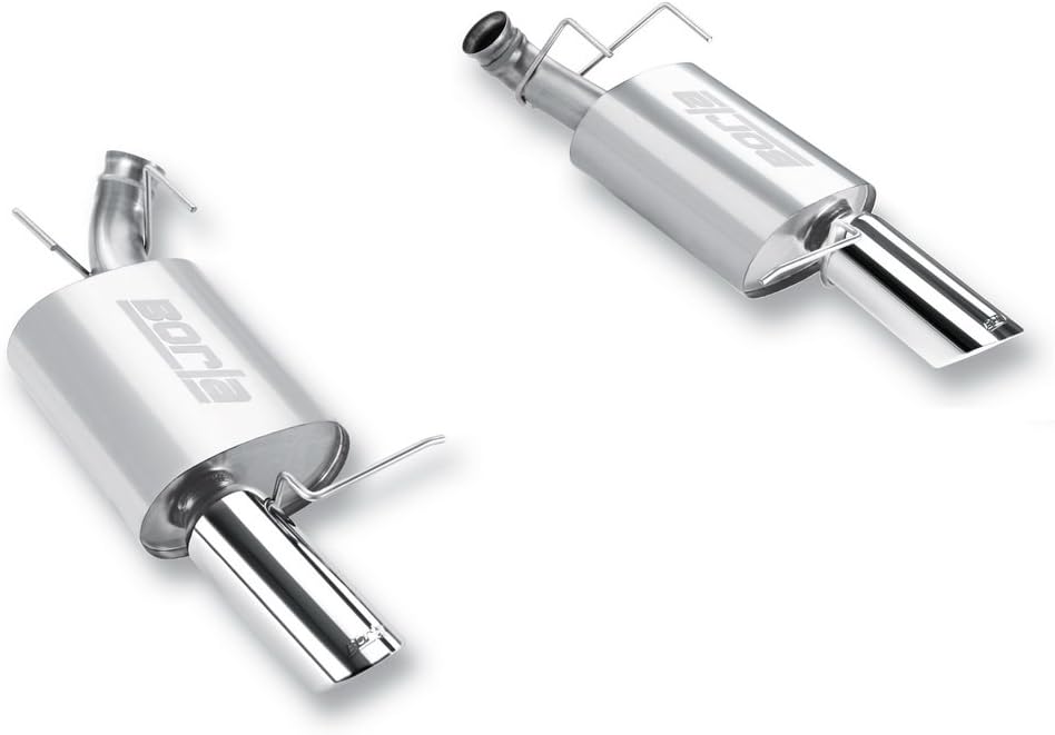 BORLA 11791 Axle-Back Performance Exhaust System for 2011-2012 Ford Mustang GT/ 2012 Boss 302-5.0L V8 Automatic/Manual Transmission Coupe/Convertible.