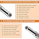 Gamebit-Schraubendreher 4.5mm & 3.8mm,Doppelendig Gamebit Schraubendreher Set,Sicherheits-Schraubendreher für Reparatur SNES, NES, N64,GameBoy,Magnetischer Schraubendreher(Orange)
