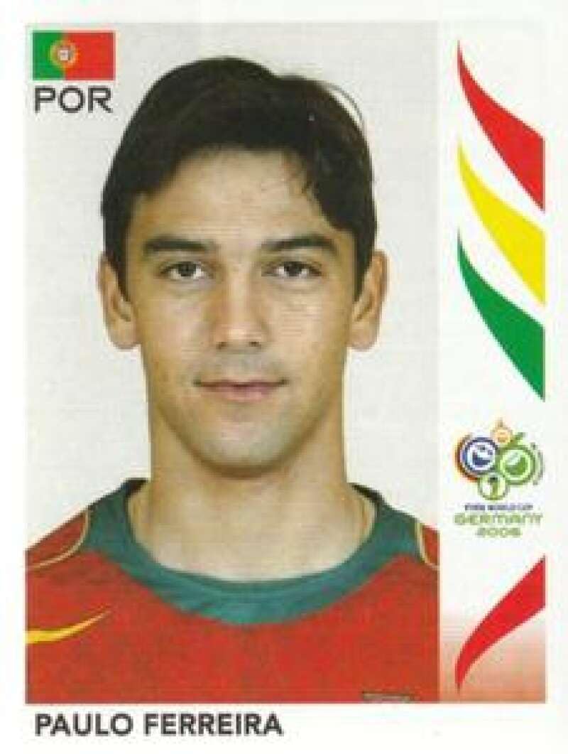 Amazon.com: 2006 Panini Stickers World Cup #289 Paulo Ferreira