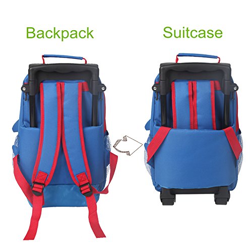 Yodo 3-Way Kids Suitcase Luggage or Toddler Rolling Backpack with wheels - Image 5