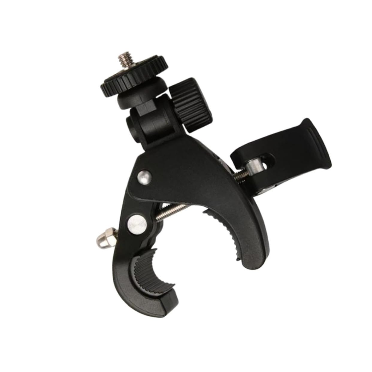 KONTONTY 1pc Live Martphone Mount Adapter Universal Adapter Stand for Tablet Live Broadcast Phone Holder Tablet Holder Stand Bendy Lazy Bracket Smart Phone Multi-Function Phone Clamp Black