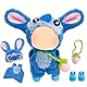 4 Stück Puppe Kleidung für 17cm Puppen, Blaue Puppe Outfit Zubehör enthalten 1 Kleidung 1 Hut 1 Schuhe 1 Anhänger, Keine Puppe