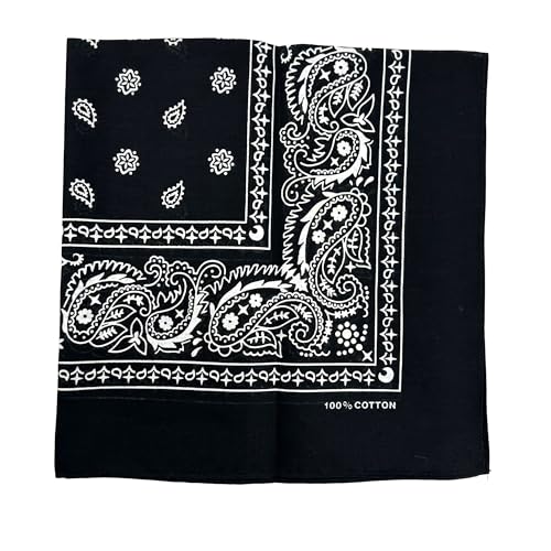 Image of Vamqor 100% Cotton 10 Pack Fine Bandanas