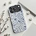 DEENAKIN for iPhone 17 Pro Max Case Cute - Wireless Charging Compatible - Dual-Layer Soft Silicone + Hard Shell - Stylish Wildflower Design - Chic Phone Cover for Women - Toile de Jouy