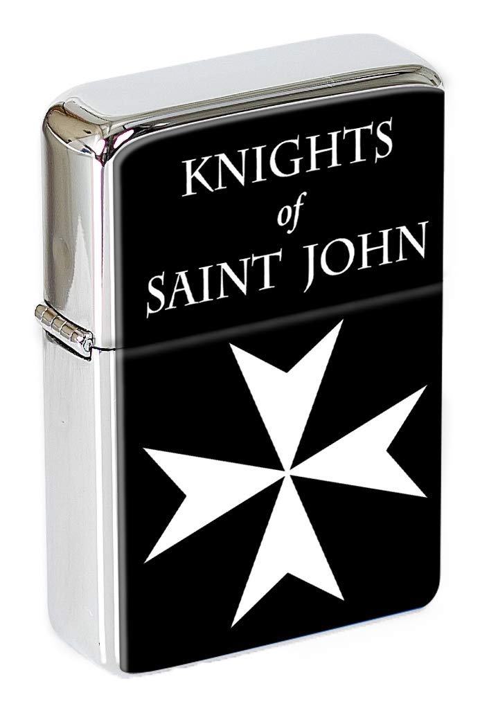 Giftshop Uk Knights Hospitaller (Order Of St. John) Flip Top Lighter