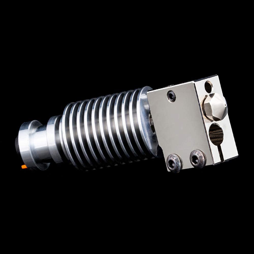 GBA-SZC V6 Volcano DIY All Metal Hotend Plated Copper Nozzle Heater Block Titanium Alloy HeatBreak for Prusa I3 MK3 MK3S MK2/ I3 Mega/S/X Series 3D Printer.(Plated Copper Nozzle Kit)