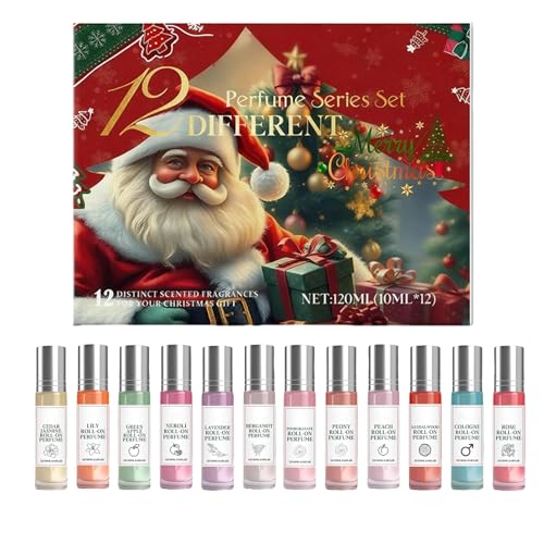Juegos De Perfume De Navidad Para Mujeres | 12 Perfumes - Fragancia De Vacaciones | Para Desplazamientos Citas Fiestas Nocturnas Negocios Social Reuniones Informales Esposa