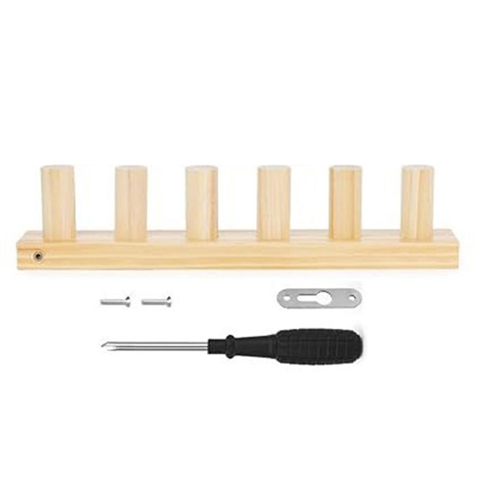 Tsophreniq Wood Knitting Tool Multifunctional Wooden Knitting for Weaving Crocheting Sweaters Blankets Shawls Bag Hand Knit Scarf Hat