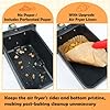 BYKITCHEN 200 Stücke Backpapier für Heißluftfritteuse Ninja, Airfryer