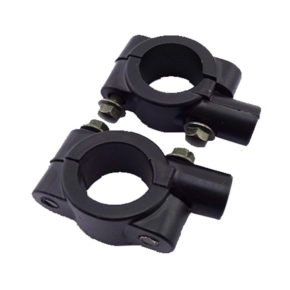 TC-Motor Alloy 8mm Mirror Mount Holders Bracket Clamp For 7/8