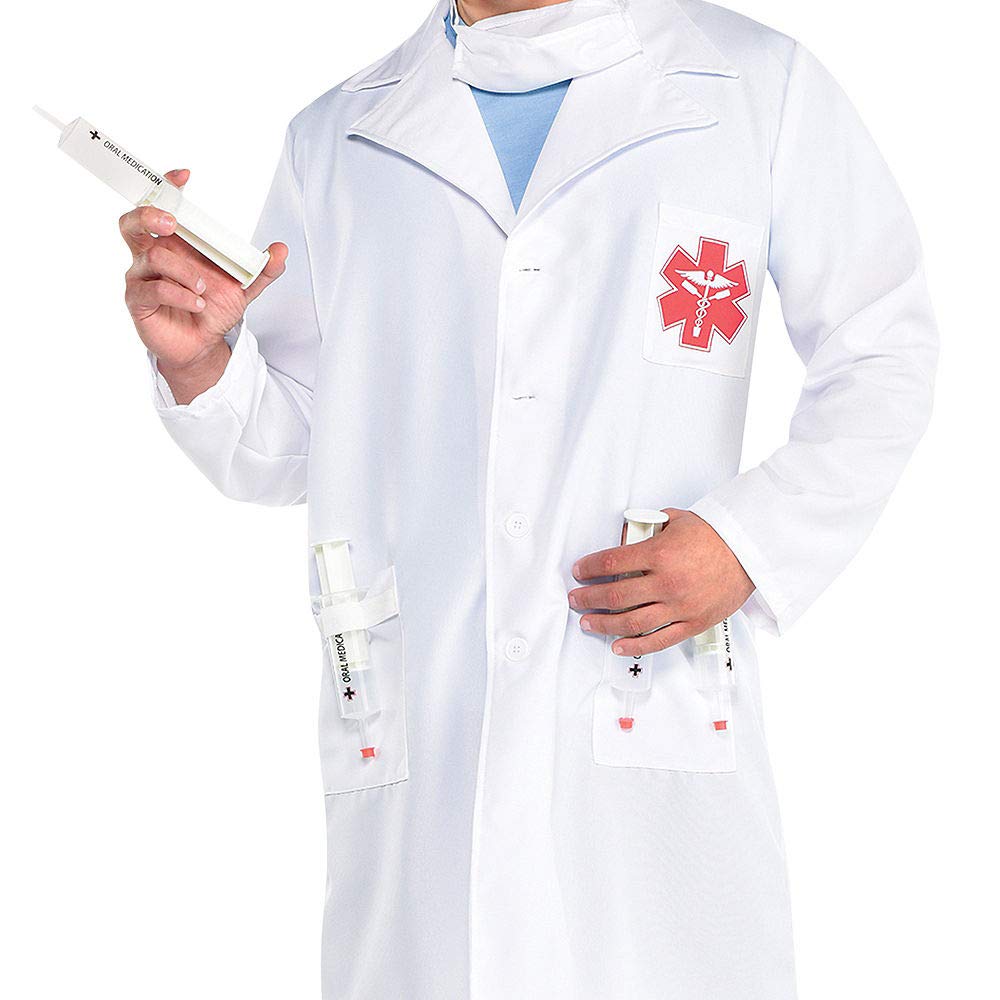 Amazon.com: Amscan 847761 Hot Shot Doctor Costume, Standard Adult