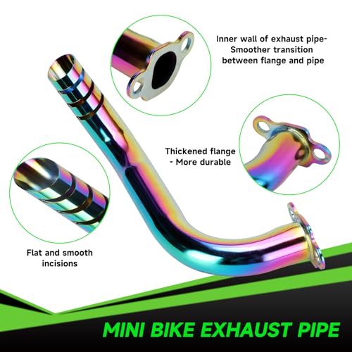 Xikoby XK-EP01-RW Mini Bike Exhaust Pipe Header Kit Compatible thumb #7