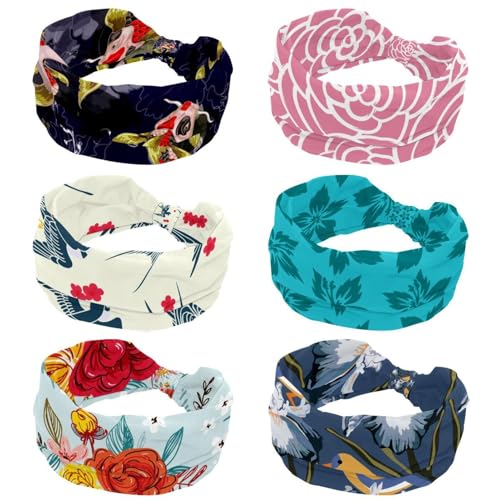 Bandeau large antidérapant pour femme fini la sueur dans les yeux lot de 6