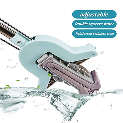 Trapeador para La Limpieza del Hogar Esponja Fregona Algodón Fregona Tuerza El Fregona De Agua Spray Auto Exprimido Fregadero De Piso Plano Fregona