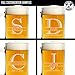 Personalized Etched 16oz Glass Beer Mug for Men - Customized Beer Gifts for Men, Birthday Gifts for Men, Groomsmen Gifts, Custom Retirement Stein, Regalos Personalizados para Hombre, Halpert Monogram