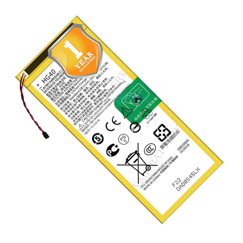 Image of Original HG40 Battery Compatible for Motorola Moto G5 Plus (XT1684, XT1685, XT1686, XT1687) - (3000mAh) - 1 Year Warranty K7