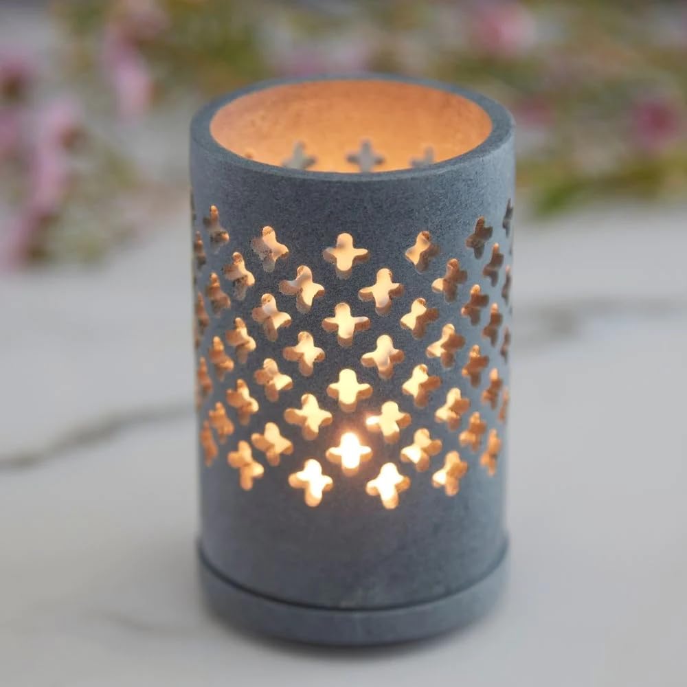 Lattice Pillar Tealight Holder